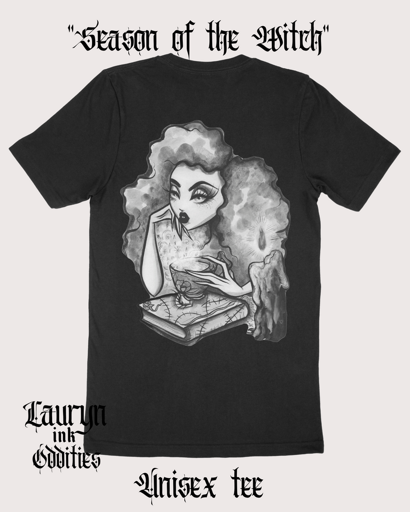 “SEASON OF THE WITCH" - UNISEX TEE // SIZES M, L, XL LEFT!